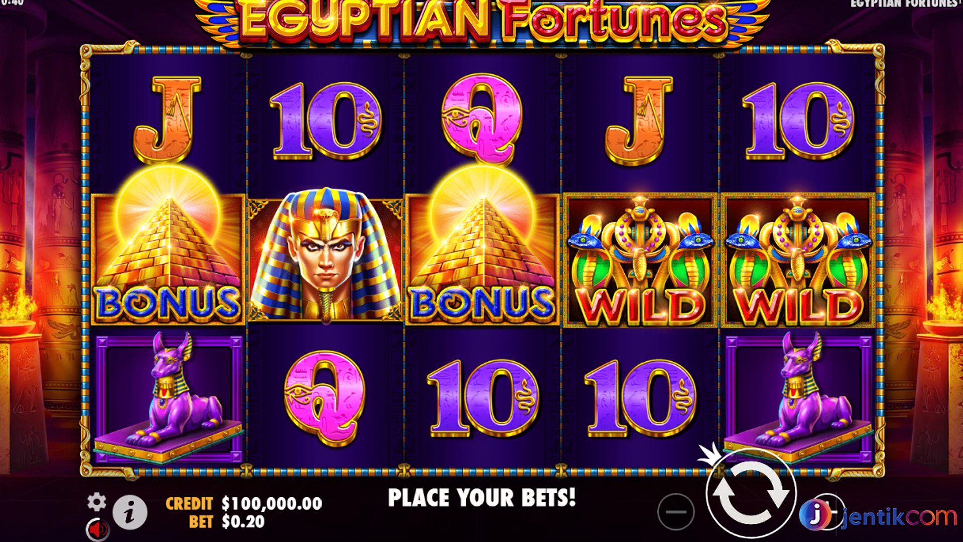 Menjelajahi Slot Egyptian Fortunes: Dari Piramida ke Jackpot